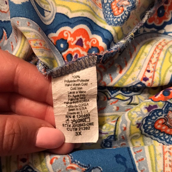 Flowy summer shift dress 3X (18/20) - Picture 7 of 7